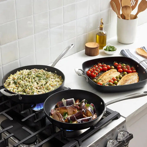 Essentials Hard Anodized Nonstick Cookware Set, 13-piece
