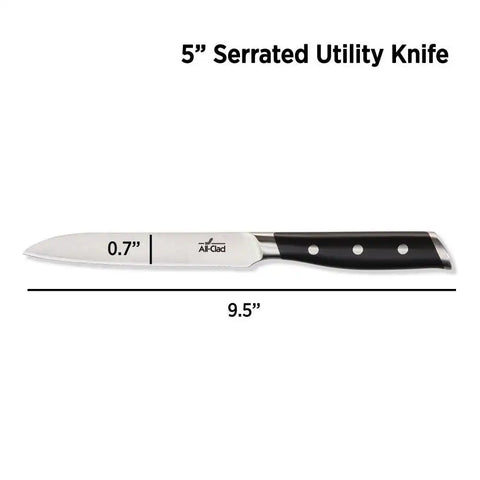 Forged Knives 5-inch Serrated Utility Knife