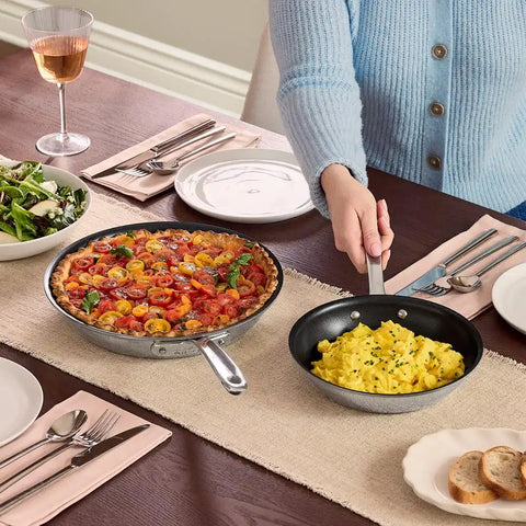D3 Everyday Pro Nonstick 3-Ply Bonded Cookware, Skillet Set, 8.5 &amp; 10.5 inch