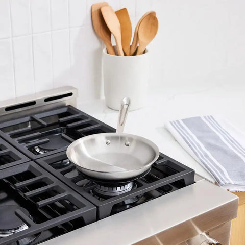 D5 Stainless Polished 5-ply Bonded Cookware, Fry Pan, 8 inch
