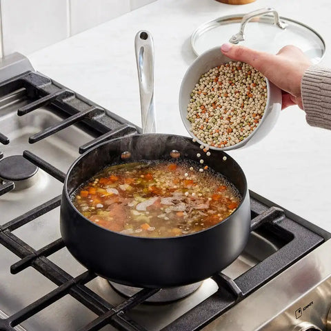 HA1 Expert Cookware, Nonstick Sauce Pan with Lid, 2.5 quart