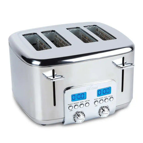 Digital Stainless Steel Toaster; 4 slice
