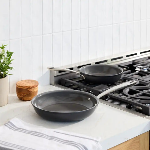 NS Pro® Ceramic Nonstick, Fry Pan Set, 8 &amp; 10 inch