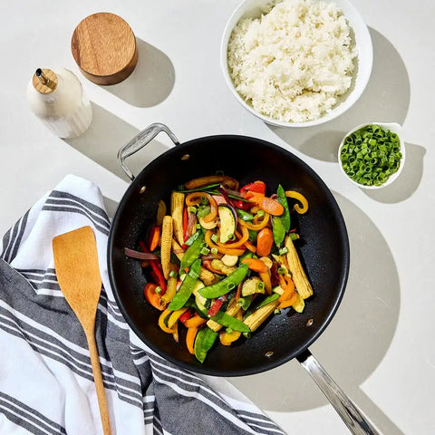 NS Pro Nonstick Cookware, Nonstick Wok, 12 inch
