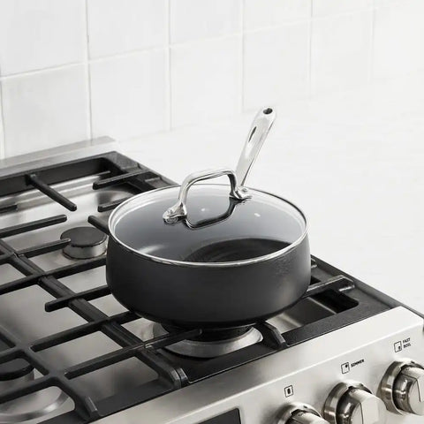 HA1 Expert Cookware, Nonstick Sauce Pan with Lid, 2.5 quart