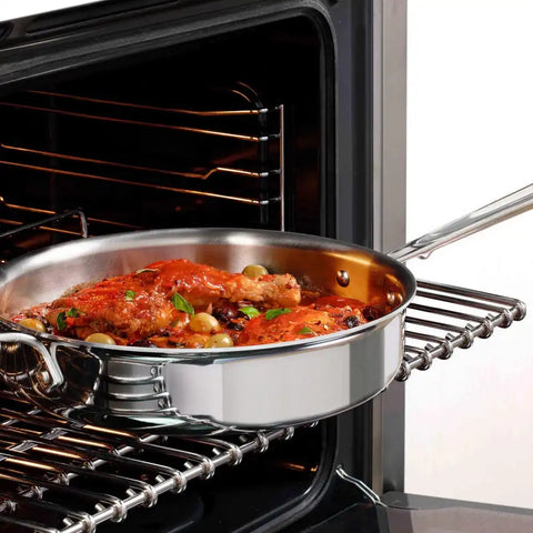 D3 Stainless 3-ply Bonded Cookware Sauté Pan, 5 quart