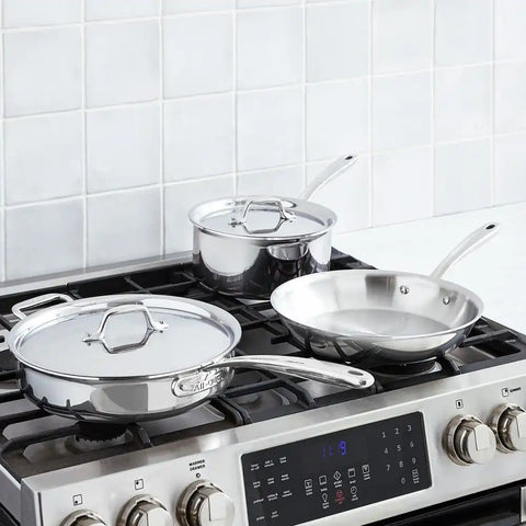 D3 Stainless Everyday 3-ply Bonded Starter Cookware Set, 5 Piece