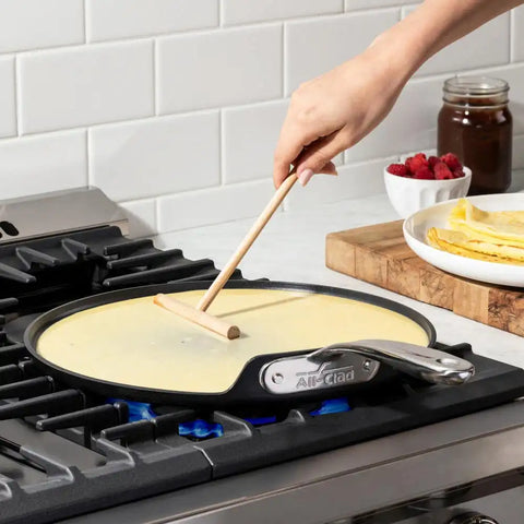 NS Pro Nonstick Cookware, Nonstick Crepe Pan with Spreader Tool, 12 inch