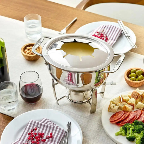 Specialty Cookware, 13 piece Fondue with Stainless Steel Pot and Cast Aluminum Insert Set