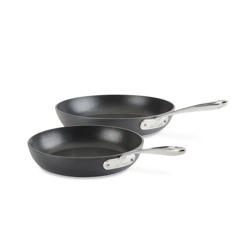 Essentials Hard Anodized Nonstick Cookware, 2 piece Fry Pan Set, 10.5 and 12 inch