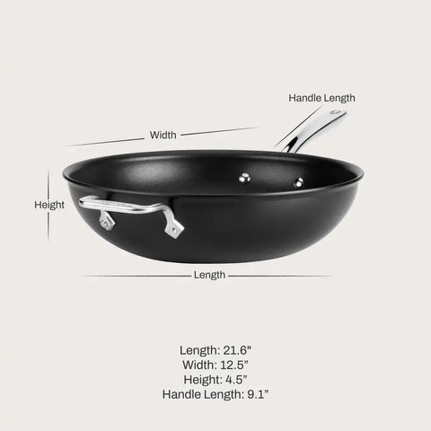 NS Pro Nonstick Cookware, Nonstick Wok, 12 inch