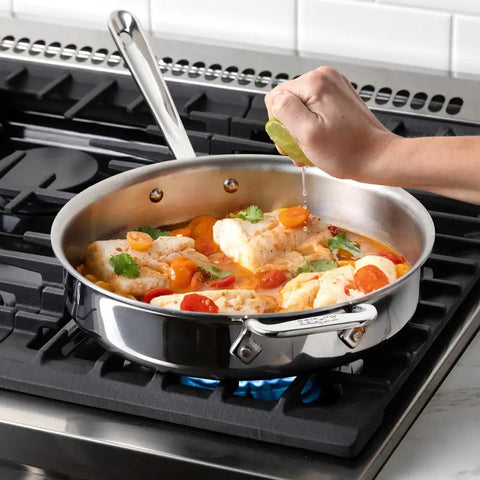 D3 Stainless 3-ply Bonded Cookware, 8 piece Set