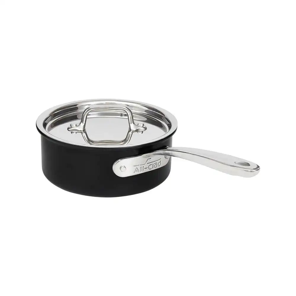 NS Pro Nonstick Cookware, Sauce Pan with Lid, 2 quart
