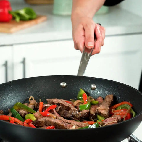 Essentials Nonstick Cookware Set, 2 piece Fry Pan Set, 8.5 &amp; 10.5 inch
