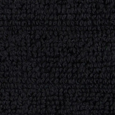 Solid Kitchen Towel Set; Black; 2 pieces